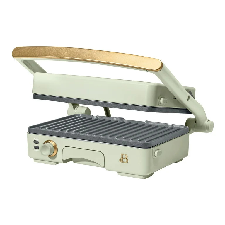 Beautiful 2-in-1 Panini Press & Grill, Sage Green by Drew Barrymore | Walmart (US)