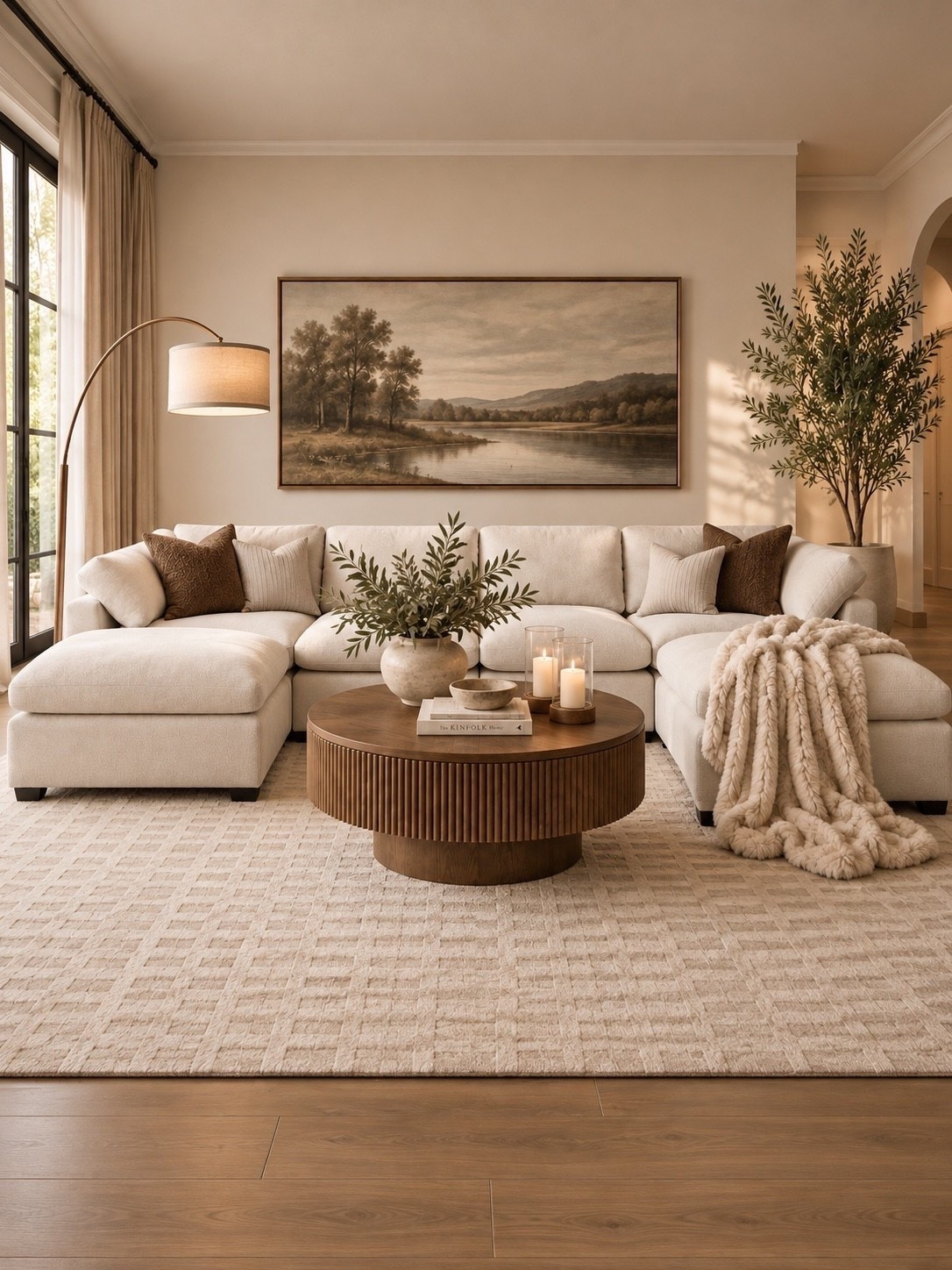 The kind of living room I never want to leave. Warm wood tones, creamy neutrals + cozy layers make this space feel collected and inviting without feeling busy.

#LTKHome #LTKSaleAlert
