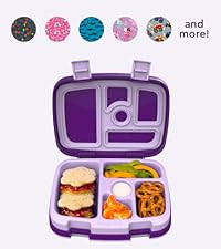 Bentgo Kids Prints Leak-Proof, 5-Compartment Bento-Style Kids Lunch Box - Ideal Portion Sizes for... | Amazon (US)