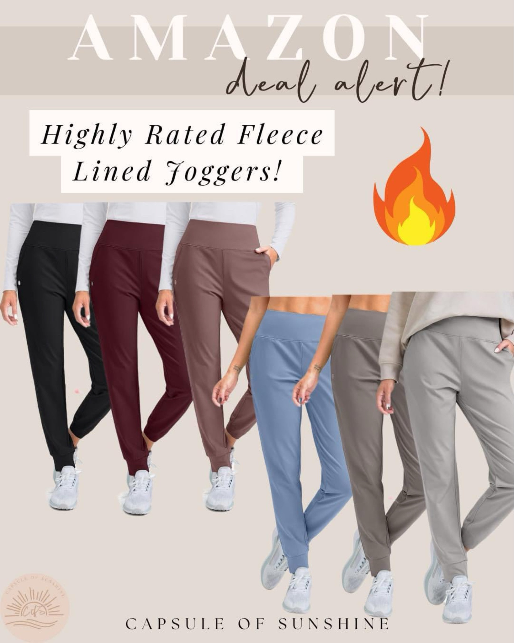 ✨Ahhhh!! These highly rated fleece lined joggers currently have a Qpon to clip! ✂️ these always sell out every year! 🔥🔥🔥

#LTKFindsUnder50 #LTKSaleAlert #LTKActive