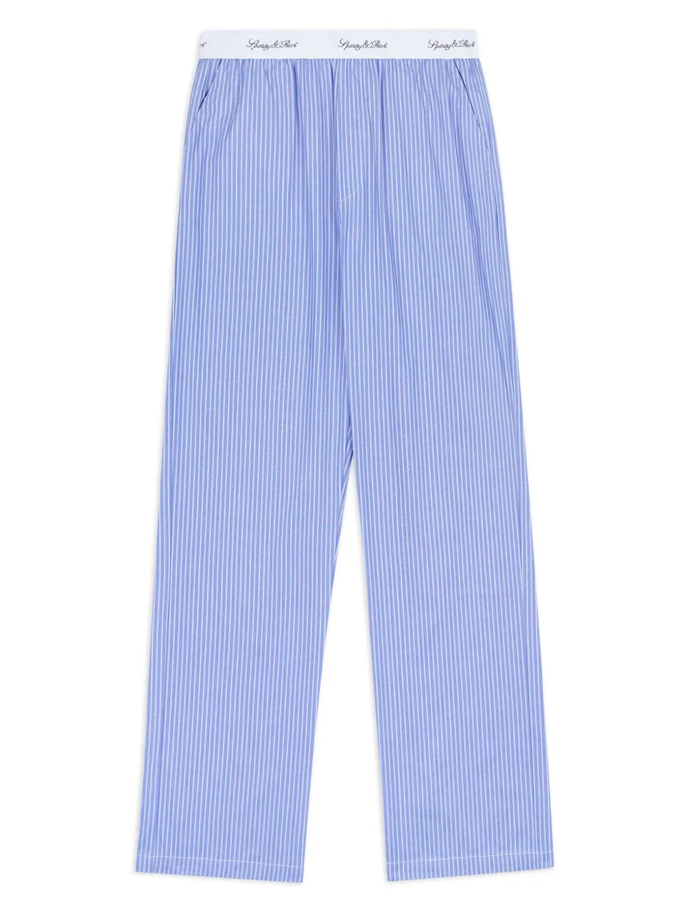 Sporty & Rich Vendome Cotton Pyjama Trousers - Farfetch | Farfetch Global
