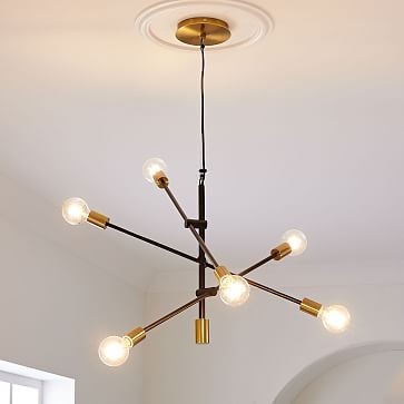 Mobile Chandelier, Two-Tone, Large | West Elm (US)