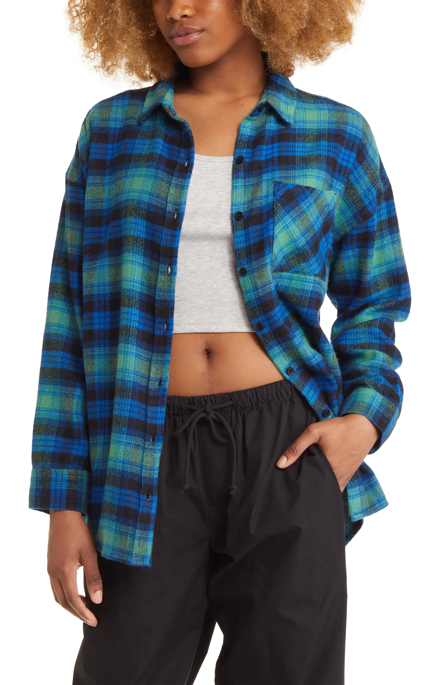 Boyfriend Plaid Shirt | Nordstrom