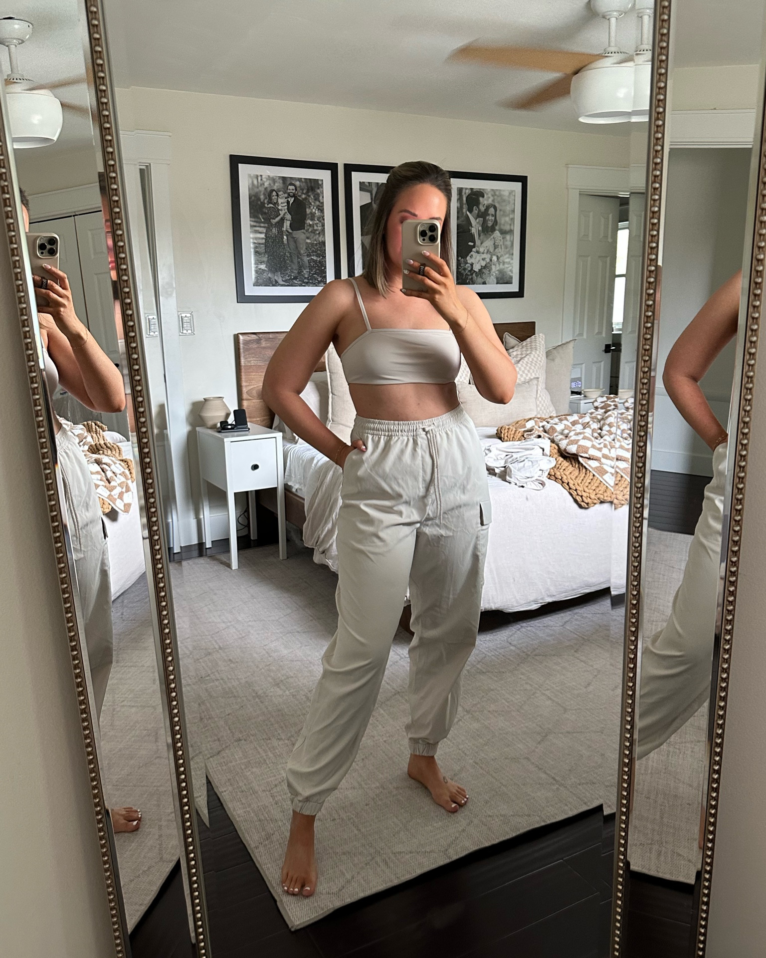 Destination set from Noli, LOVE 🙌🏼 in a medium in the top and joggers. The joggers fit amazing and will be on repeat! #sponsored #noli

Workout set, joggers, cargo pants, cropped tank, fit, LTK fit 

#LTKfit