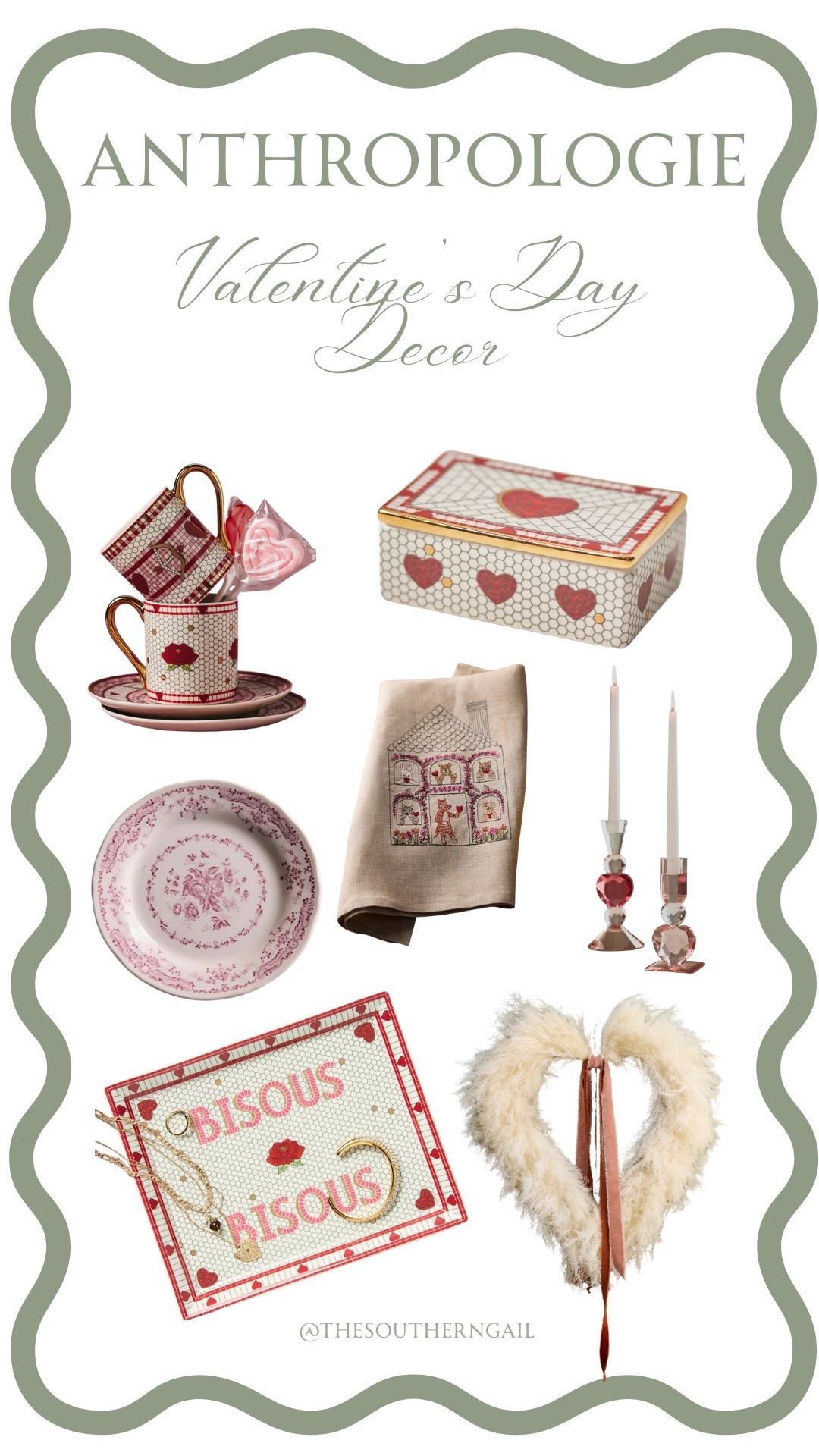 Anthropologie Valentine’s Day hike decor  ❤️

#LTKSeasonal #LTKHome #LTKValentine