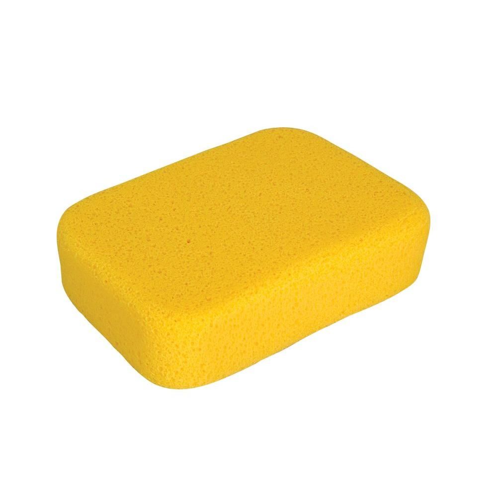 7-1/2 in. x 5-1/2 in. x 1-7/8 in. Extra-Large Grouting, Cleaning and Washing Sponge | The Home Depot