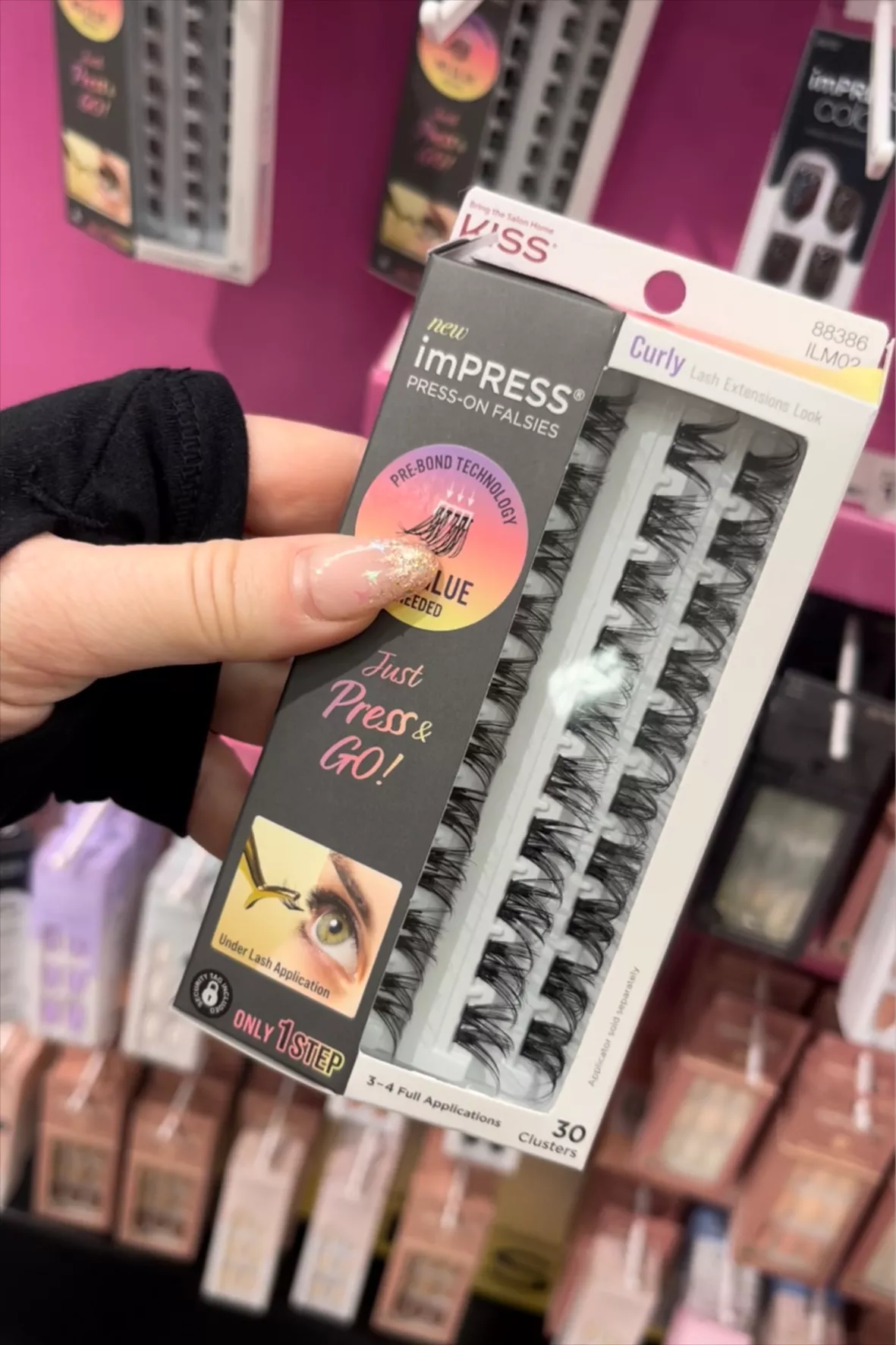 imPRESS Press-On Falsies Refills 30 Clusters - Wispy