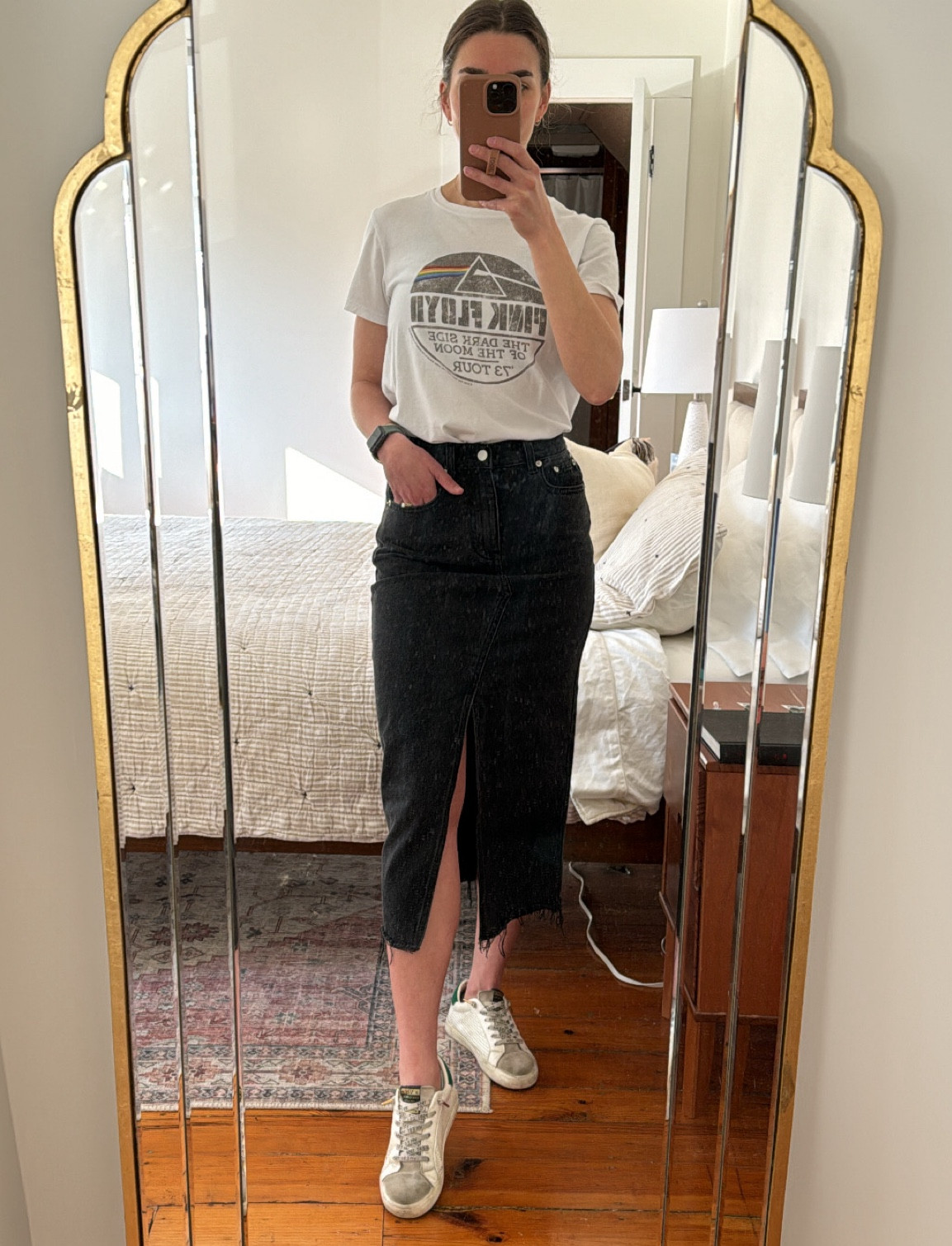 denim skirt & good graphic tee = spring/summer essential 

Denim skirt is from one of my favorite local shops and sold out, but I linked a few similar!

Graphic Tee: Abercrombie 

#LTKSeasonal