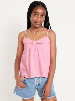 Sleeveless Pucker Tank Top for Girls | Old Navy (US)
