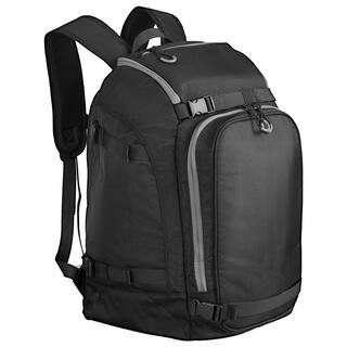 Ski Boot Bag 55L 19.69 in. Black Snowboard Boots Travel Backpack for Men Women with Waterproof Exterior & Bottom | The Home Depot