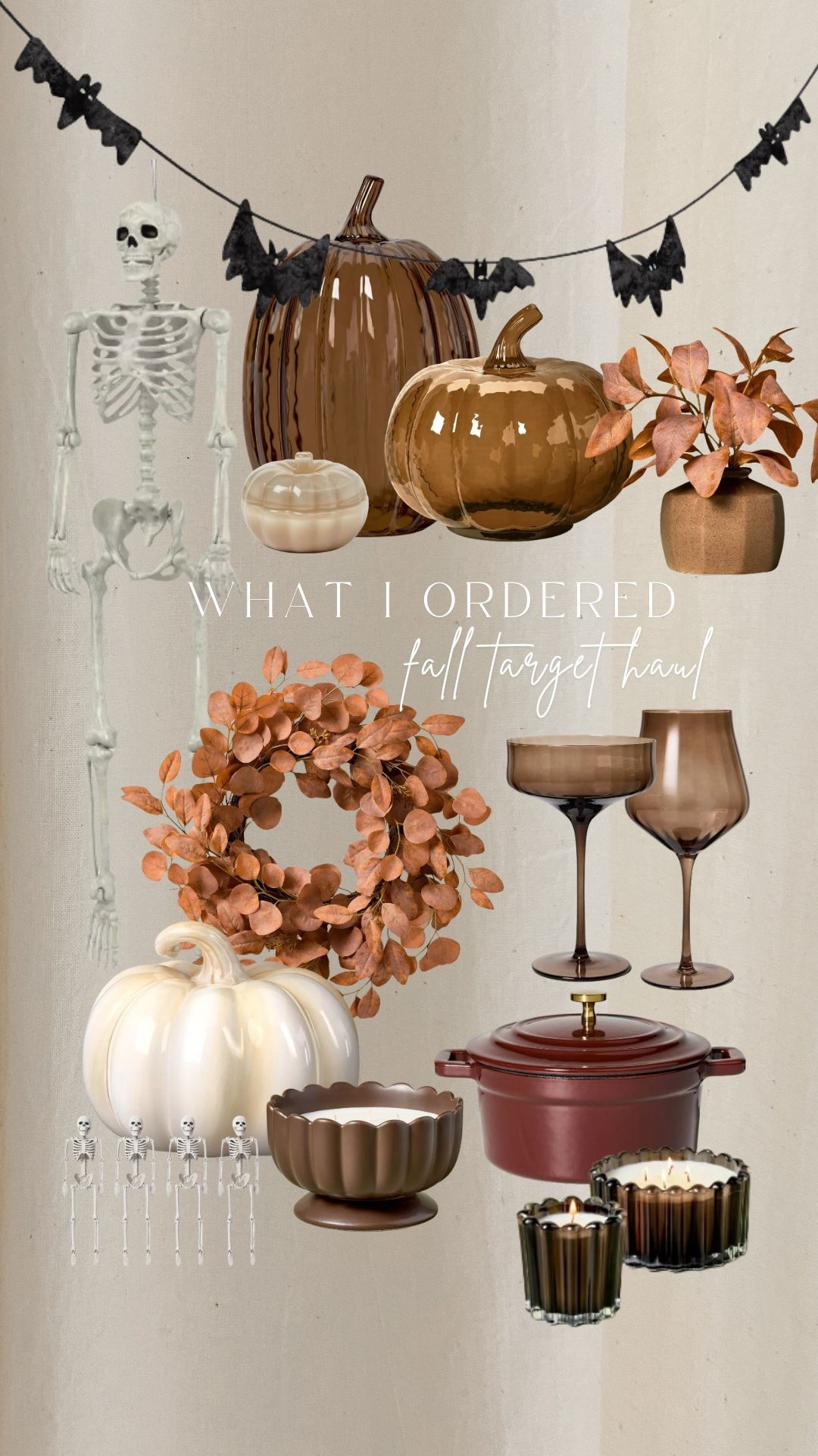 Fall target haul 〰️ Halloween decor, pumpkins, fall wreaths, glassware, skeletons and more 

#LTKHome #LTKSeasonal #LTKHalloween