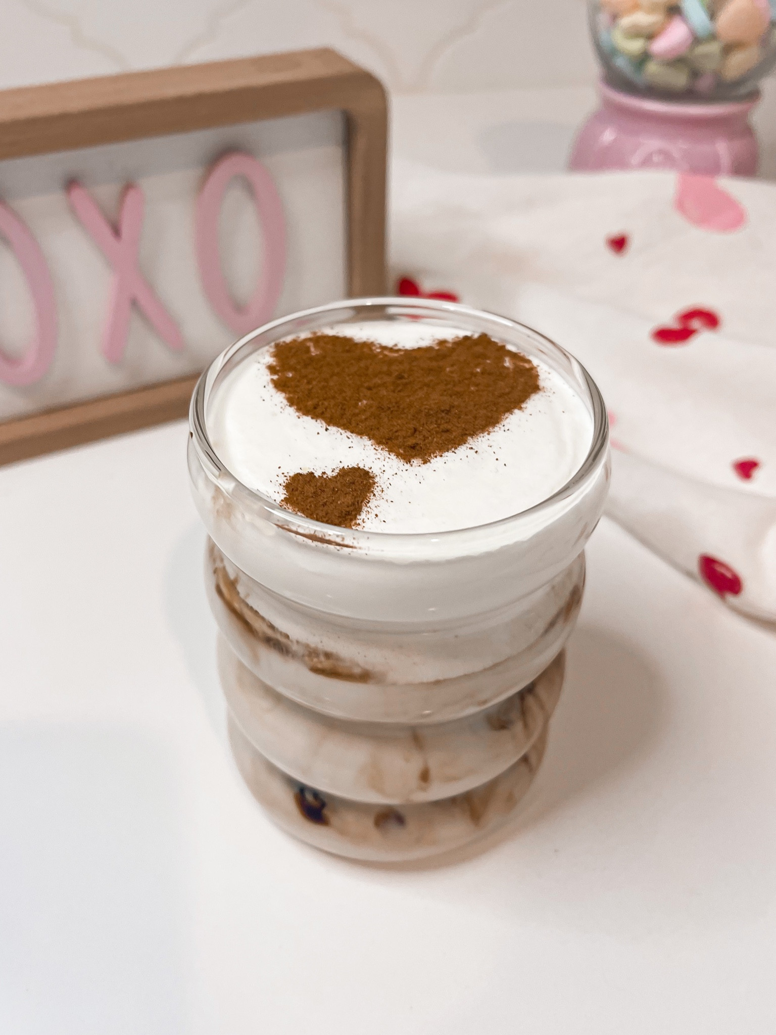 How cute is this cup and the heart art is from an Amazon stencil 😍
glasses - cocktail glass - iced coffee glass - heart shaped ice cubes 

#LTKhome #LTKFind #LTKsalealert