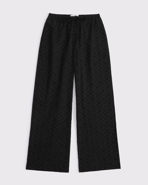 Eyelet Pull-On Pant | Abercrombie & Fitch (US)