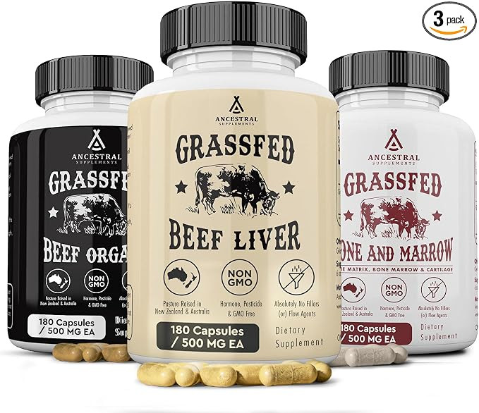 Ancestral Supplements Beef Organs and Stack Variation (Organs Starter Pack) | Amazon (US)