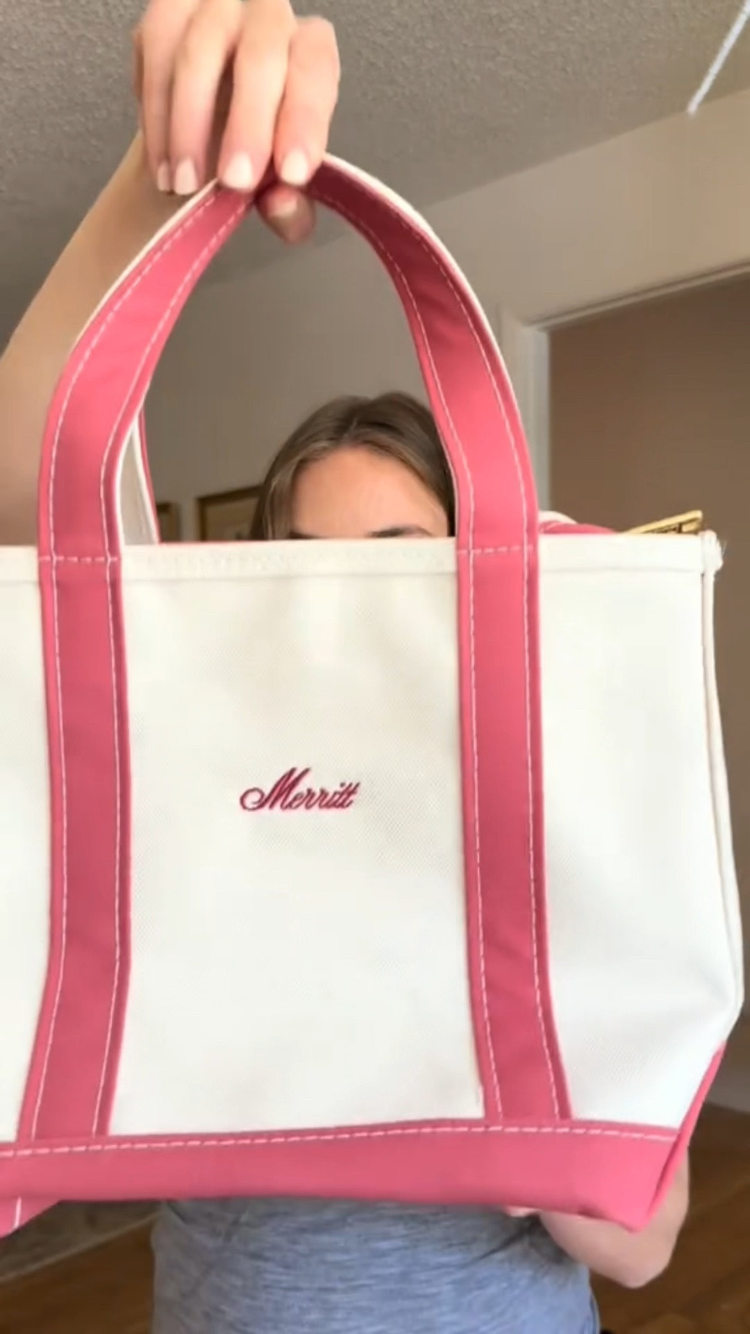 I got the small size with the regular handles in rose! perfect for baby girl! #diaperbag #babybag #personalized #monogrammed #bag #boatandtote

#LTKKids #LTKItBag #LTKFindsUnder100