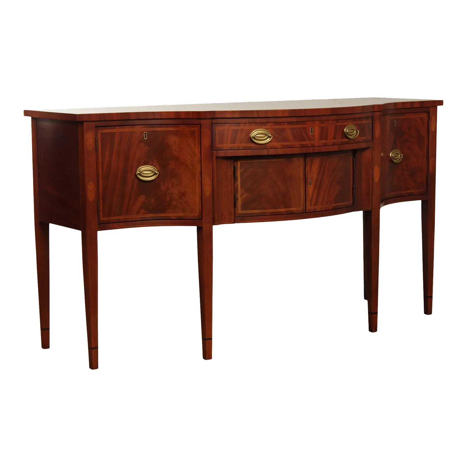 Hickory Chair Mount Vernon Federal Style Mahogany Sideboard | Chairish
