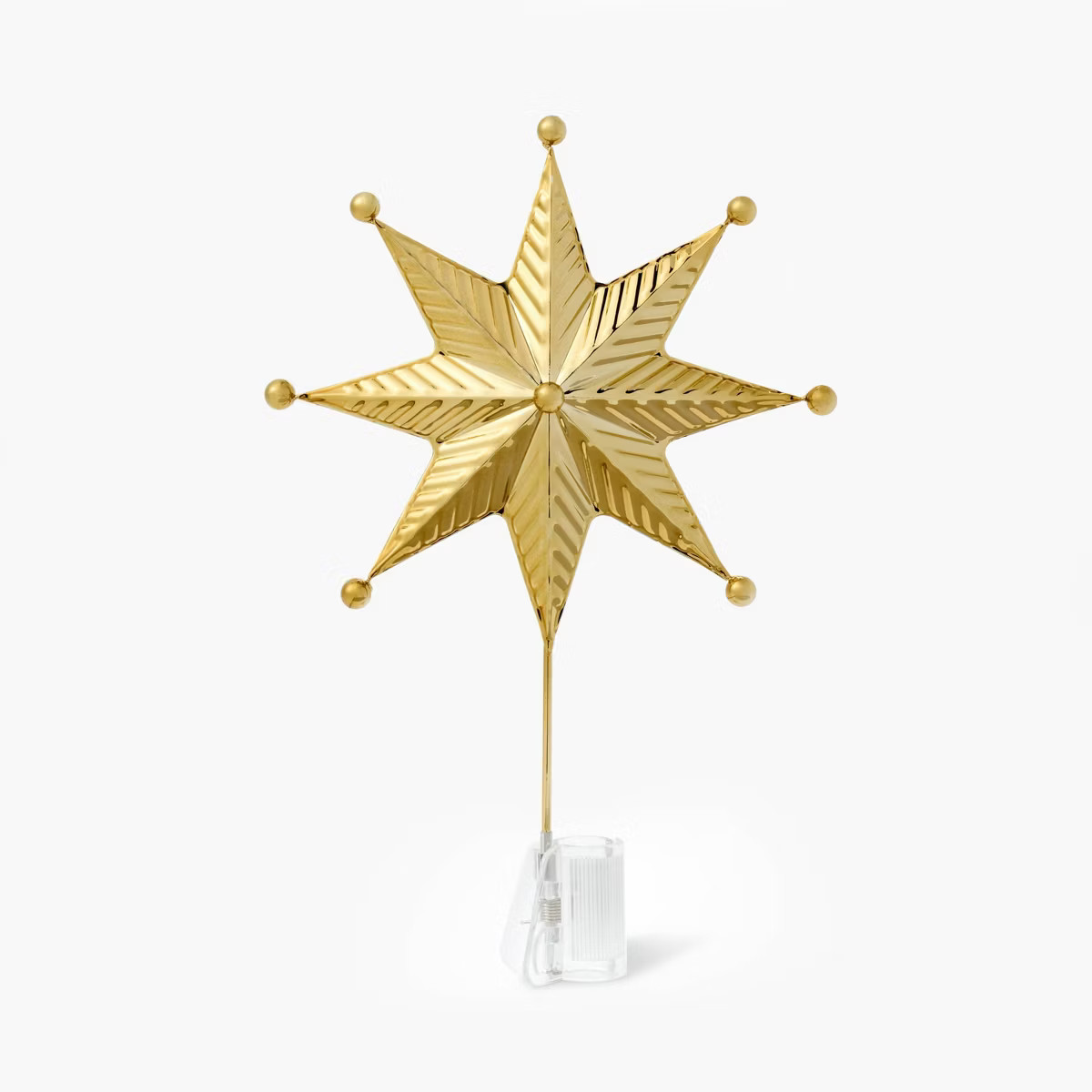 Hammered Metal Star Christmas Tree Topper Gold - Threshold™ designed with Studio McGee | Target