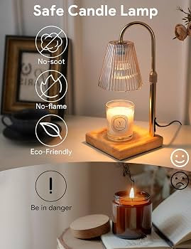 Candle Warmer Lamp with Timer, Dimmable Candle Warmer for Home Decor, Birthday Gifts for Women Mo... | Amazon (US)