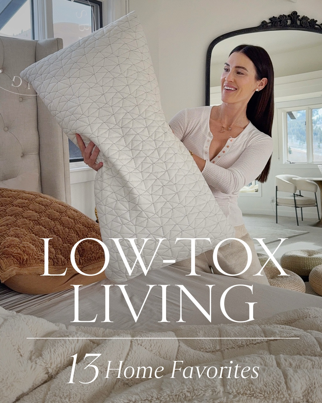 LOW-TOX LIVING \ 13 home favorites👏🏻
1. non-tox pots & pans
2. natural fiber bedding 
3. non-tox TP
4. traditional sauna
5. non-tox sleeping pillow
6. cleaning supplies 
7. stainless steel coffee machine
8. home gym weight set
9. glass bathroom jars
10. cotton produce bags
11. non-toxic baking sheets
12. food storage 
13. humidifier 

Health
Wellness 

#LTKselfcare #LTKHome
