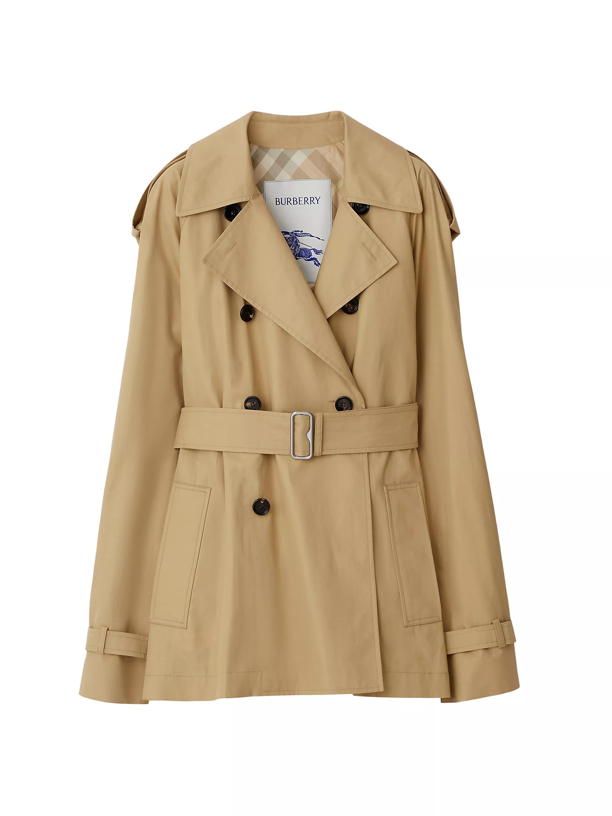 Cotton Gabardine Double-Breasted Trench Coat | Saks Fifth Avenue