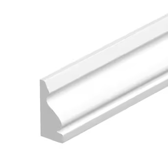 Royal Building Products 11/16-in x Craftsman Unfinished PVC 9885 Shoe Moulding | Lowe's