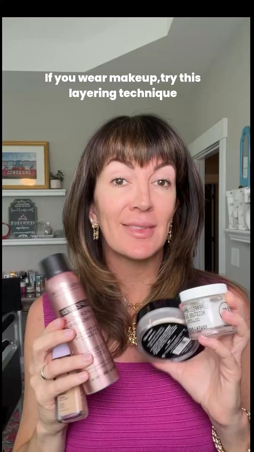 💁🏻‍♀️Longer wear makeup by using these steps in this order. Moisturize, loose powder, setting spray, primer, then foundation.. shade :125 in the foundation 

#LTKBeauty #LTKStyleTip #LTKFindsUnder50