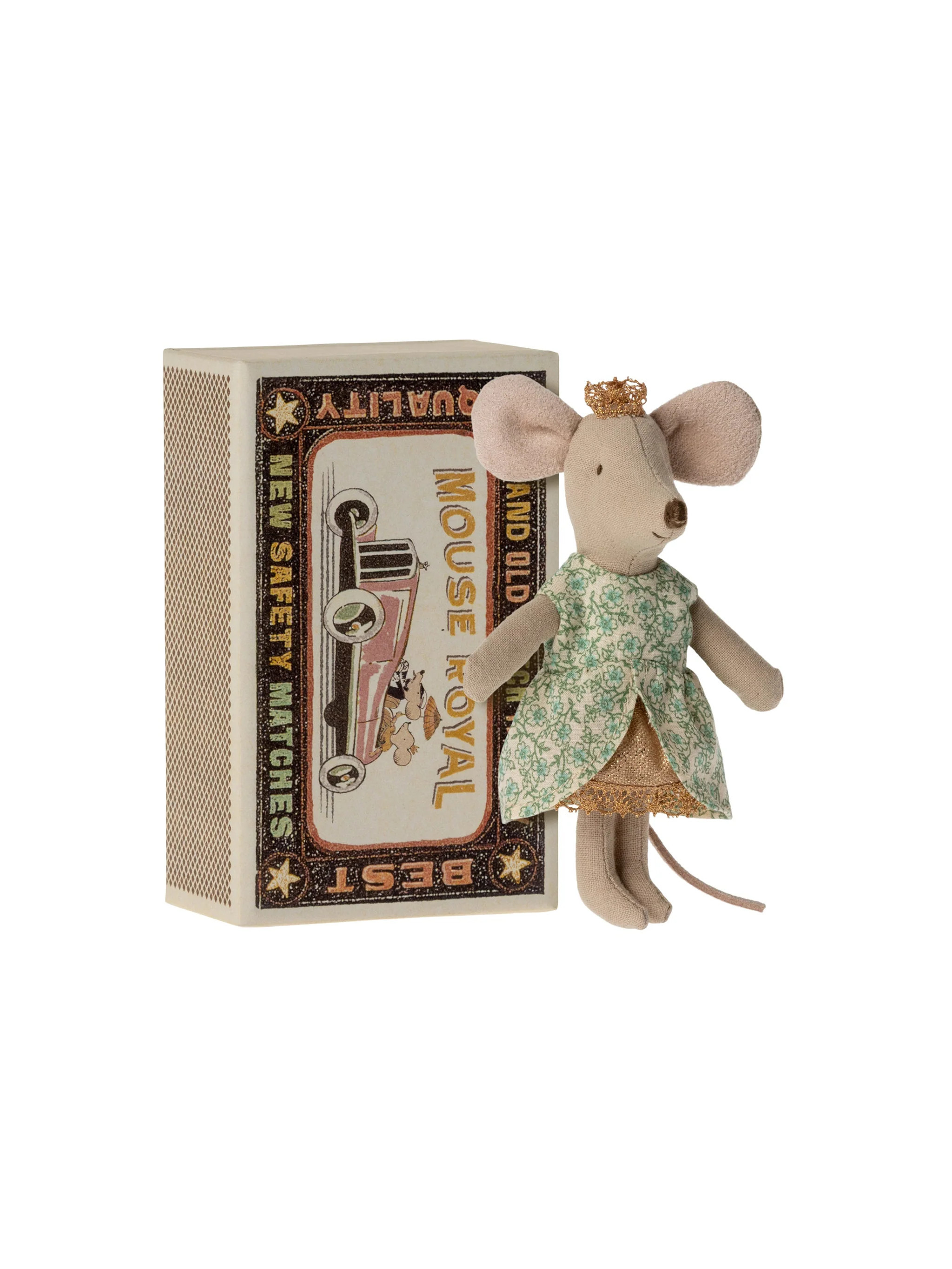 Maileg Little Sister Princess Mouse in Matchbox | Weston Table