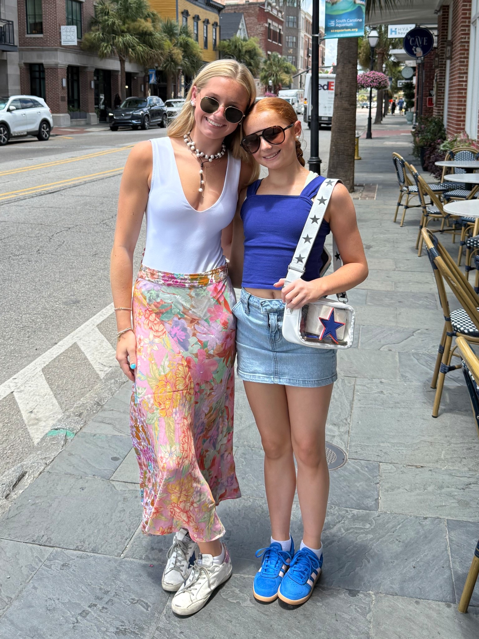 Linking what I can from the girls outfits! 
Caroline’s skirt- Nuuly
Necklaces-Etsy 
Cammie’s skirt- Target
Shoes- Adidas 

#LTKStyleTip #LTKFindsUnder50 #LTKFindsUnder100