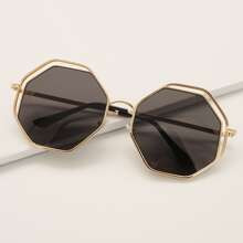 Double Metal Frame Sunglasses With Case | SHEIN