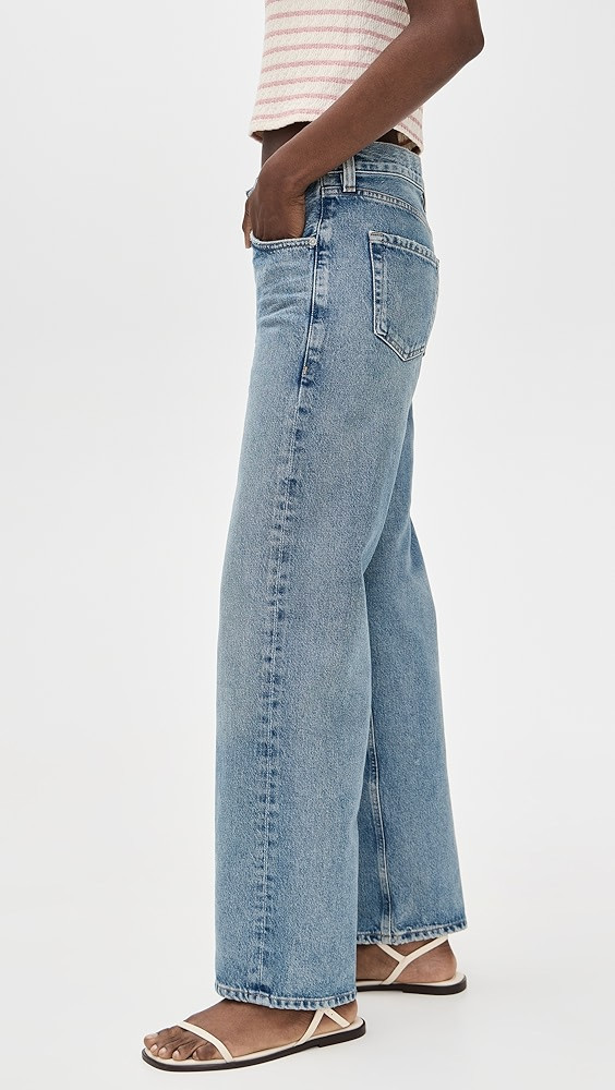 Lindz Low Rise Easy Straight Jeans | Shopbop