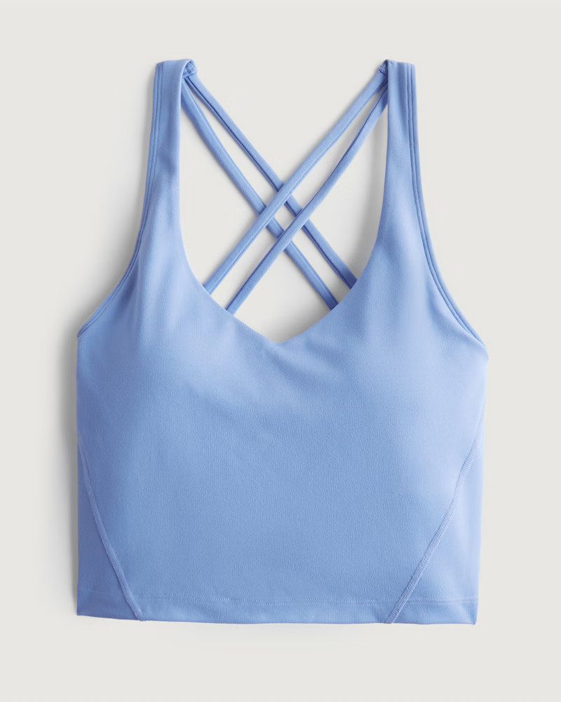 Women's Gilly Hicks Go Recharge Strappy Plunge Tank | Women's Activewear | HollisterCo.com | Hollister (US)