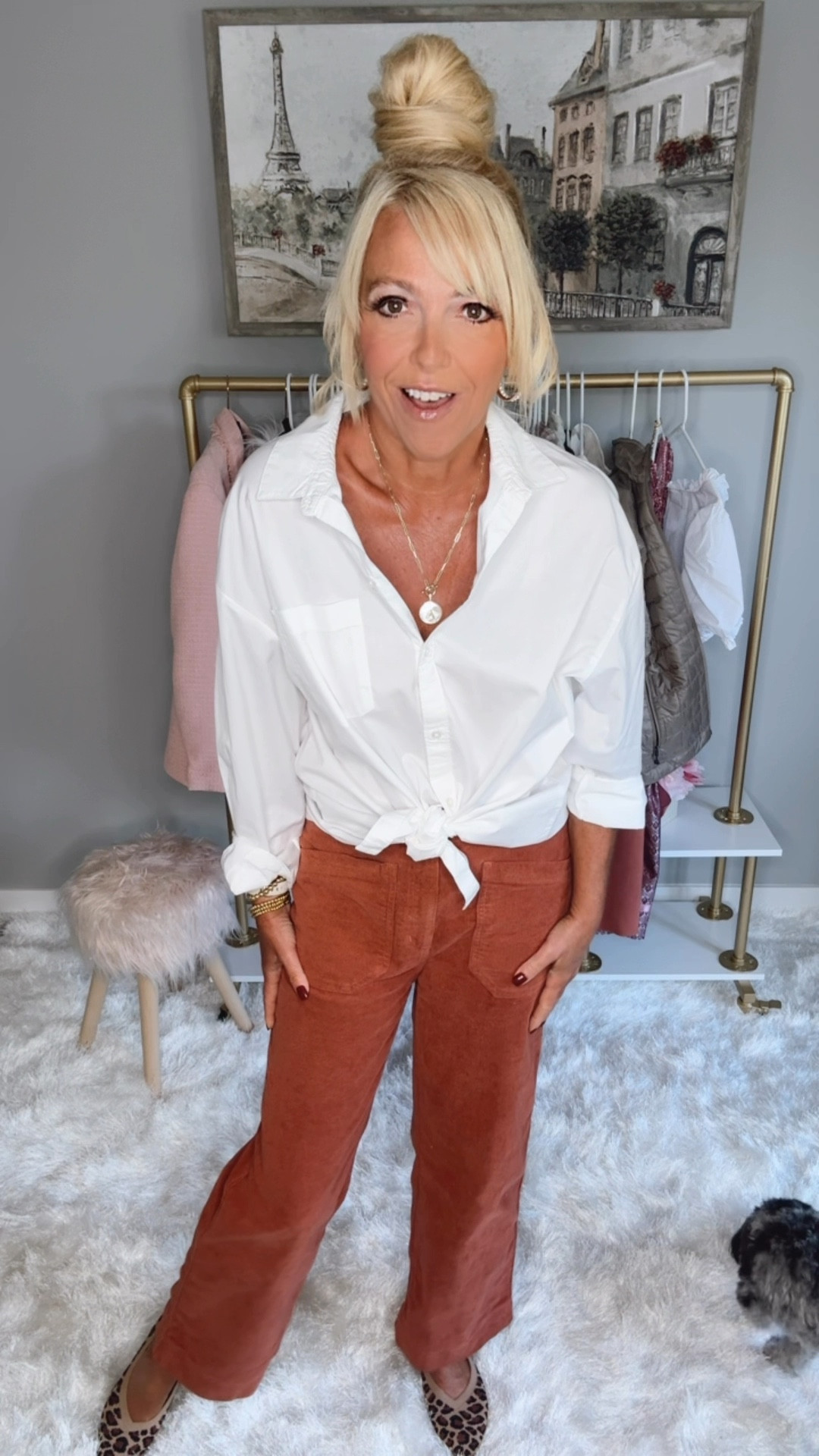 Perfect 19.99leopard flats and that Crisp white shirt, but make it fall #LTKShoeCrush

#LTKFallSale #LTKFindsUnder50 #LTKStyleTip