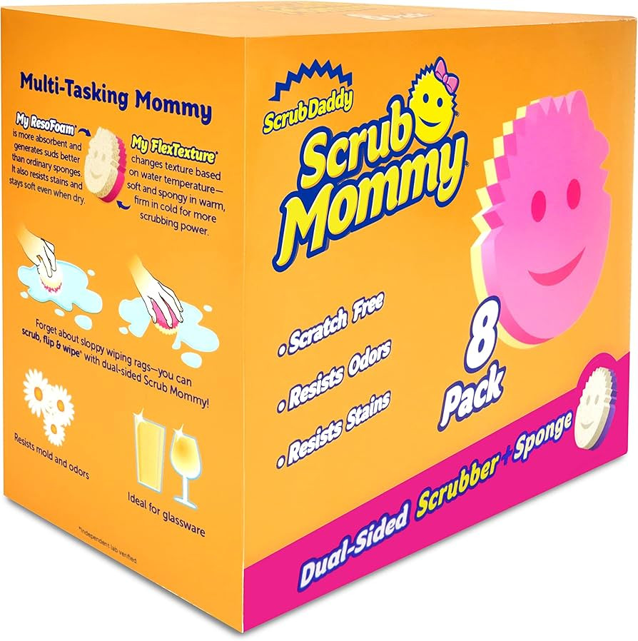 Scrub Daddy Scrub Mommy Variety Pack - Scratch-Free Multipurpose Dish Sponge - BPA Free & Made wi... | Amazon (US)