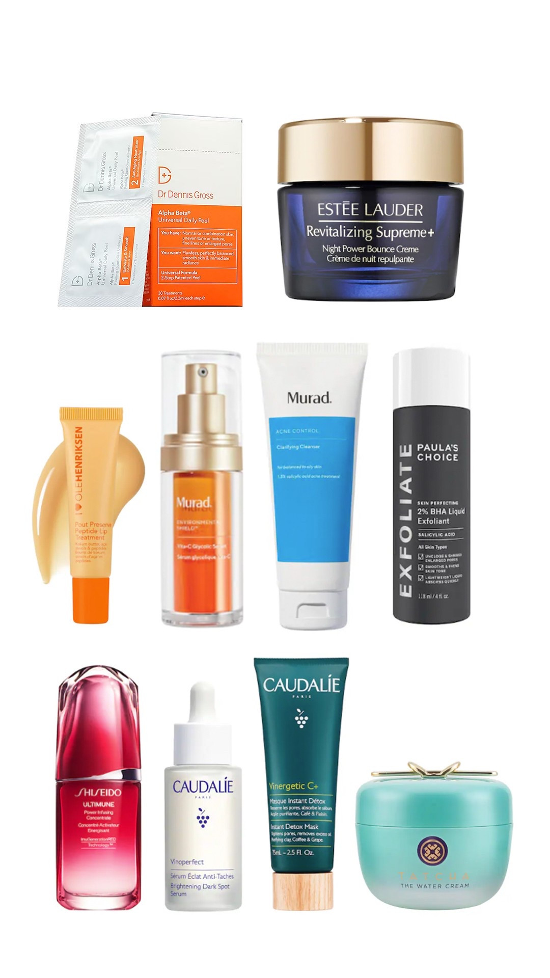 Everything I’d immediately repurchase if I lost my skincare bag #sephora #sephorasale #skincare 