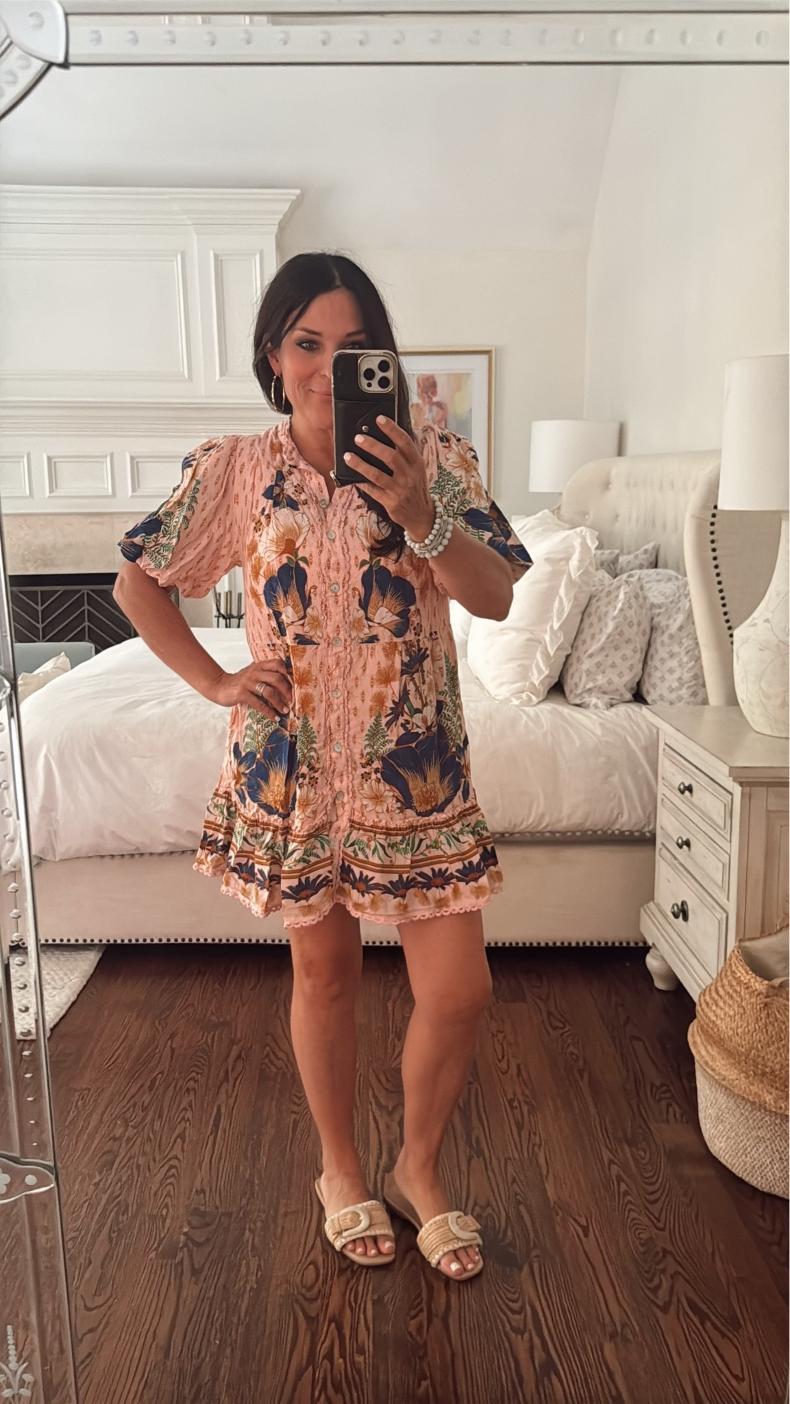 Farm Rio pink ruffle dress with raffia sandals

#LTKmomlife #LTKOver40 #LTKTravel