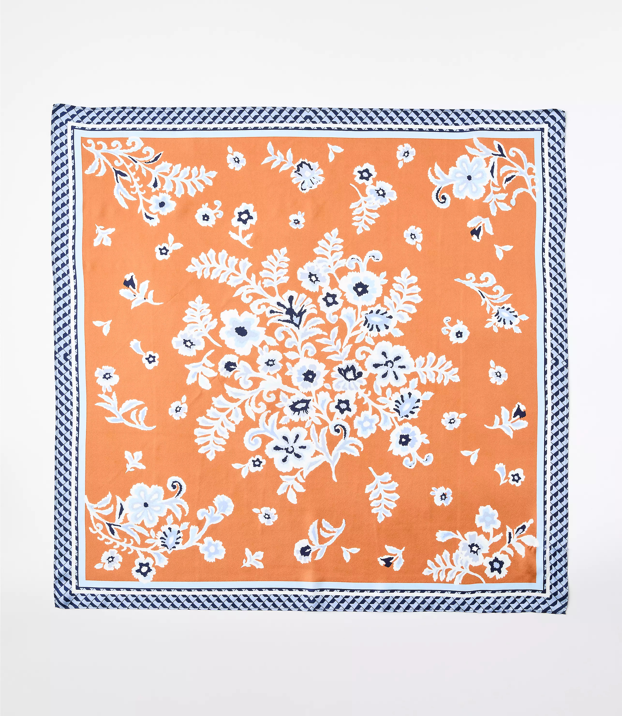 Floral Square Silk Scarf | LOFT