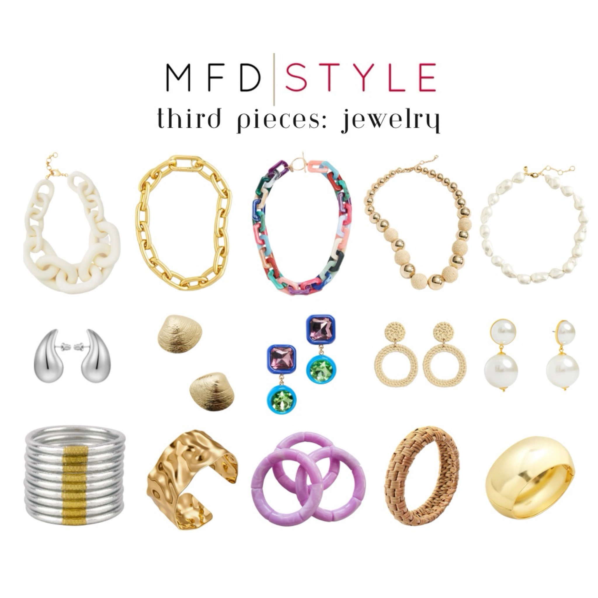 My top picks for jewelry to add as your outfit’s third piece🩵💙🩷💜