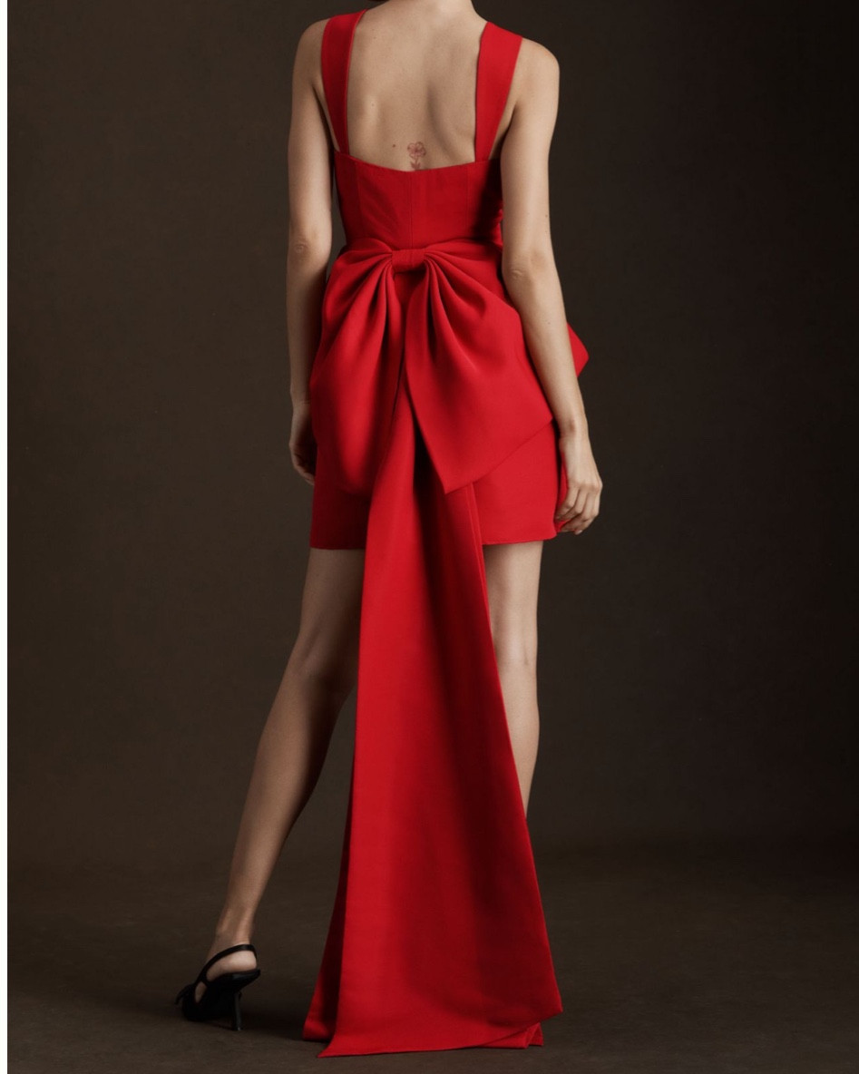 Bow dress, red dress, red mini dress, bow detail, Christmas dress, holiday dress, statement dress, red, holiday, 

#LTKSeasonal #LTKtravel #LTKbeauty