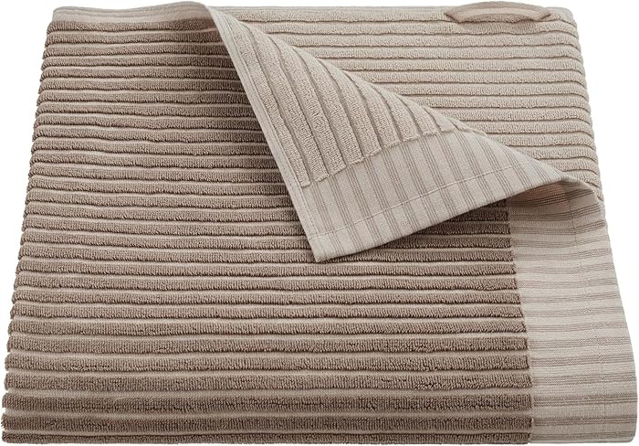 Martex Restore Sculpted Stripe Bath Towel \u2013 Soft, Absorbent, Moisture-Wicking and Quick to D... | Amazon (US)