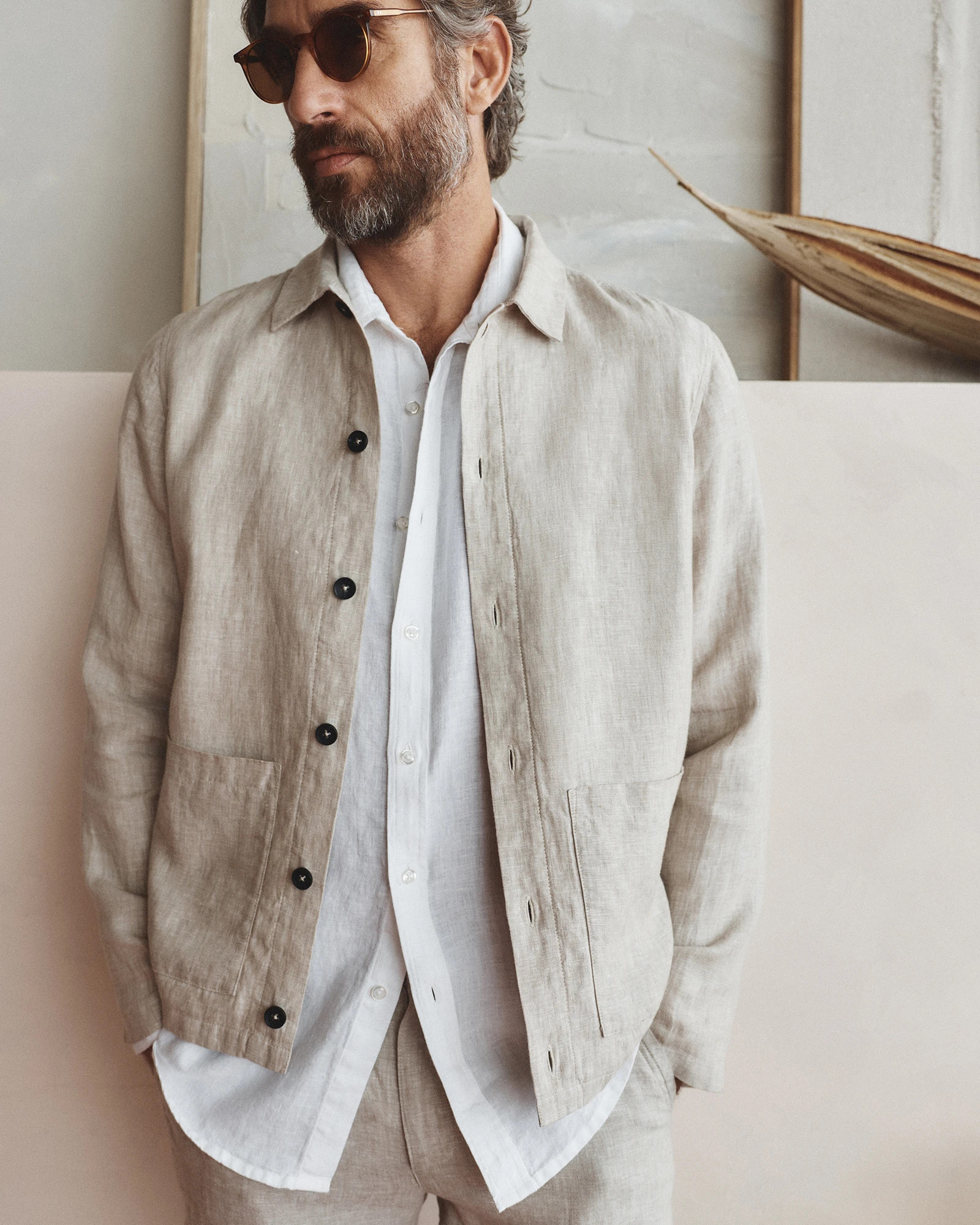 100% European Linen Chore Jacket | Quince
