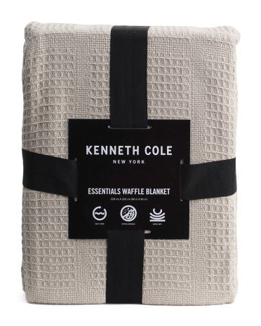 Textured Waffle Cotton Blanket | Marshalls