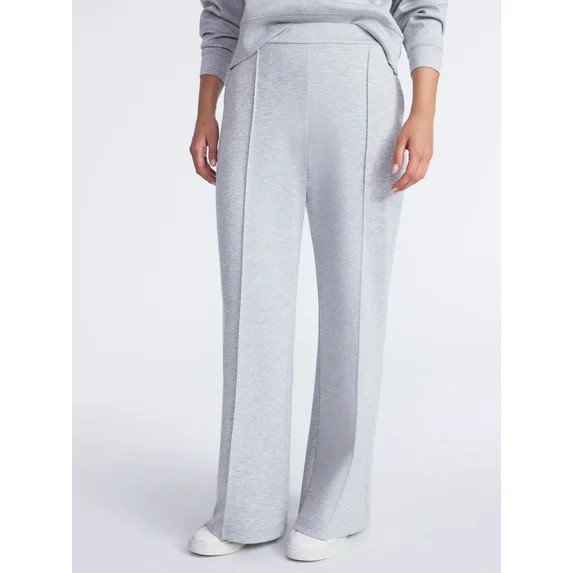 Scoop Women’s and Women’s Plus New Scubaknit Seamed Sweatpants, Regular and Short Lengths, Si... | Walmart (US)