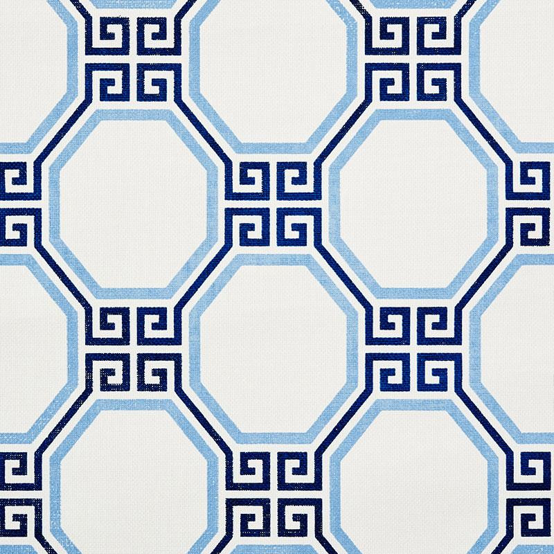 Schumacher Octavia Paperweave Marine Wallpaper | DecoratorsBest
