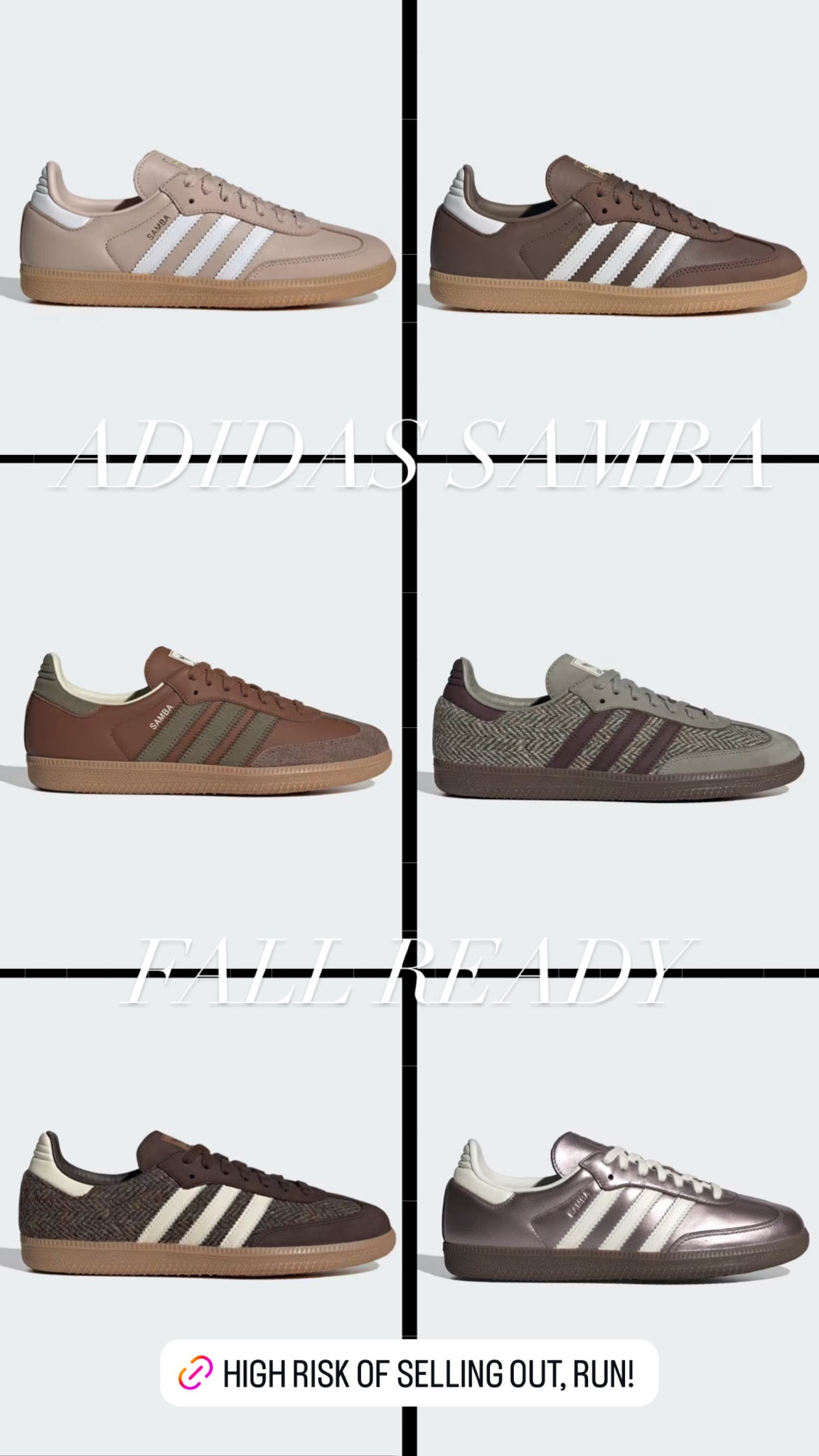 New Samba alert 🤎 All things brown for fall. Grab it before it sells out. I size half a size down in my Samba. 

Adidas Samba, Adidas sneakers, fall shoes, neutral sneakers, brown sneakers, The Stylizt 



#LTKShoeCrush #LTKFindsUnder100 #LTKSeasonal