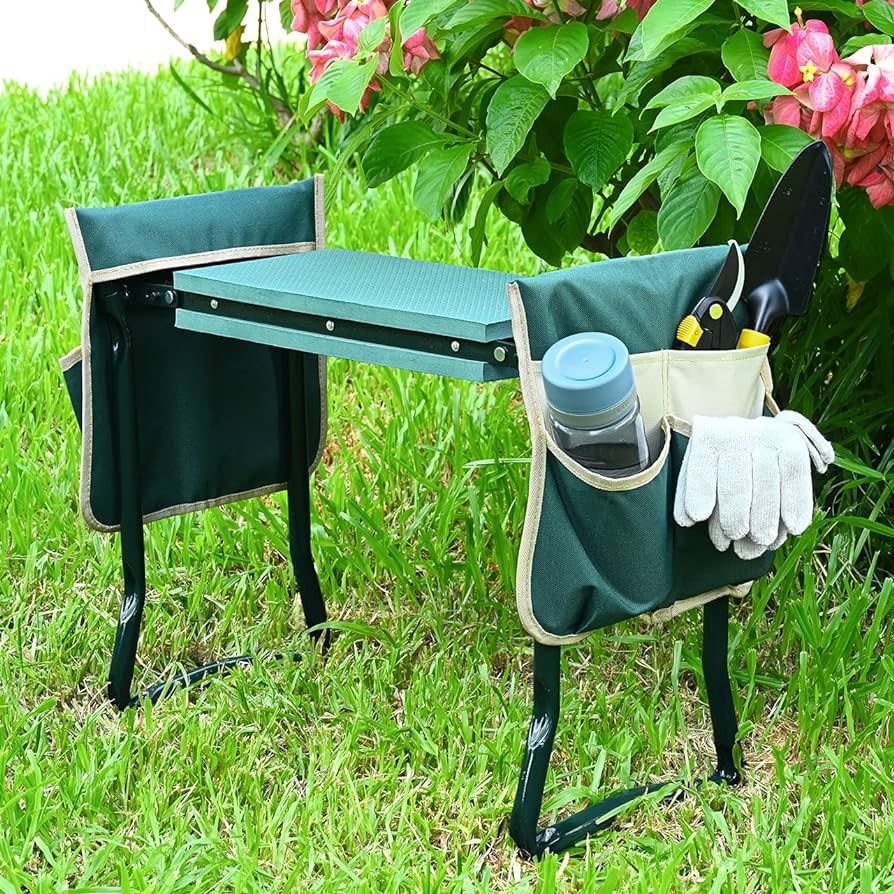 KVR Upgraded Garden Kneeler and Seat with Thicken & Widen Soft Kneeling Pad,Heavy Duty Foldable G... | Amazon (US)