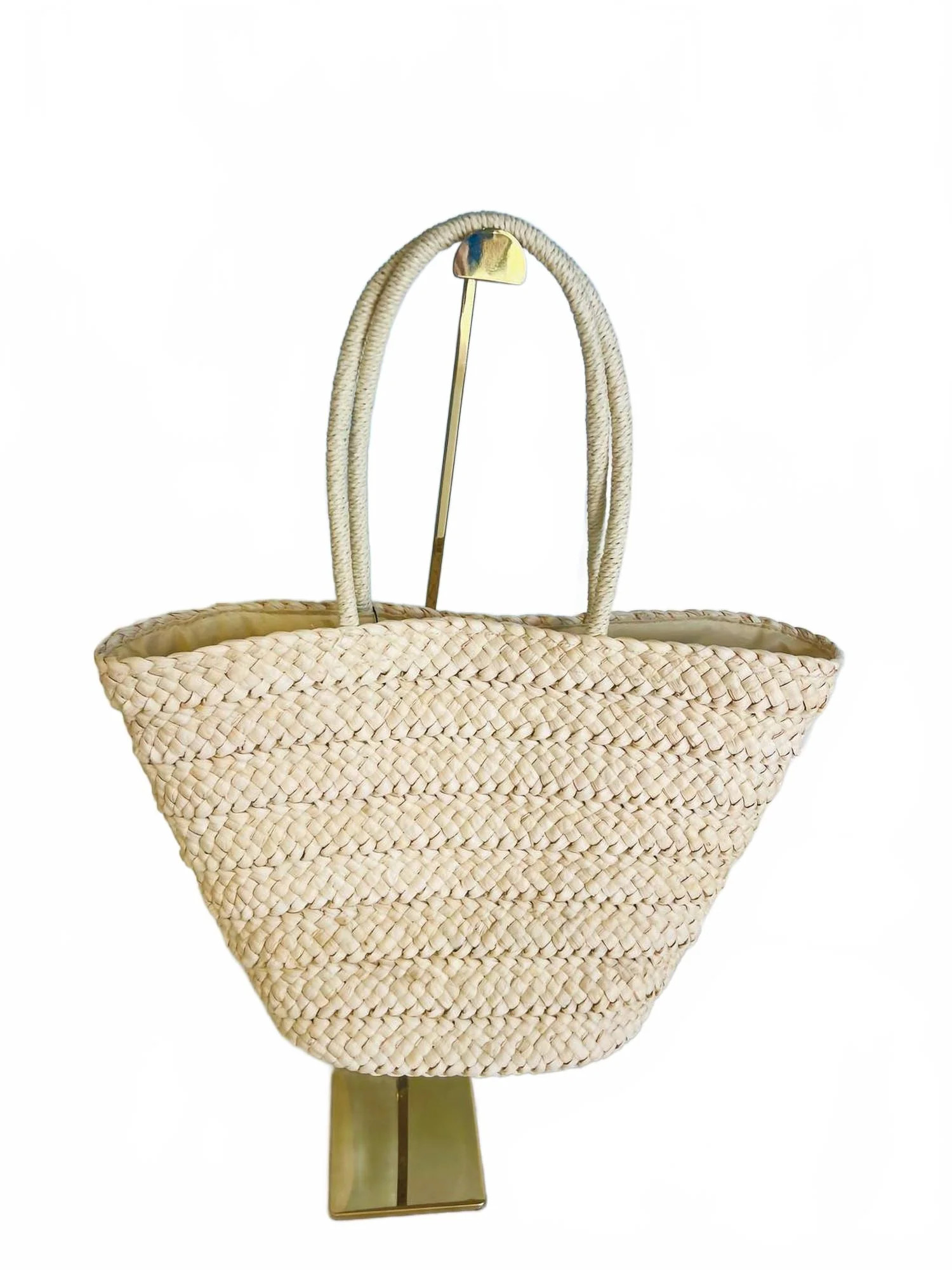 Emory Tote Bag In Beige | Shop Simon