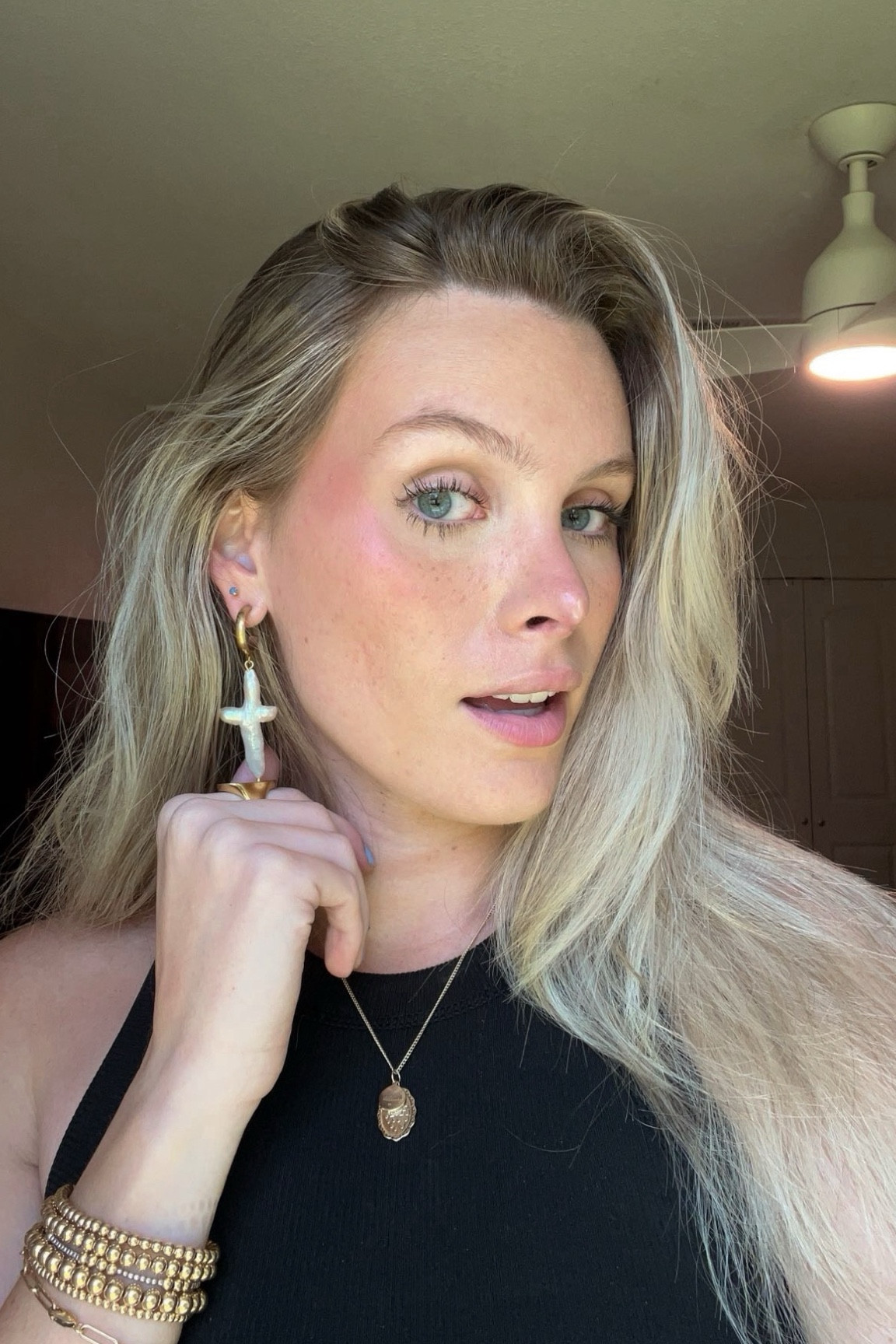 In love with these new earrings!! 

#LTKstyletip #LTKfindsunder100