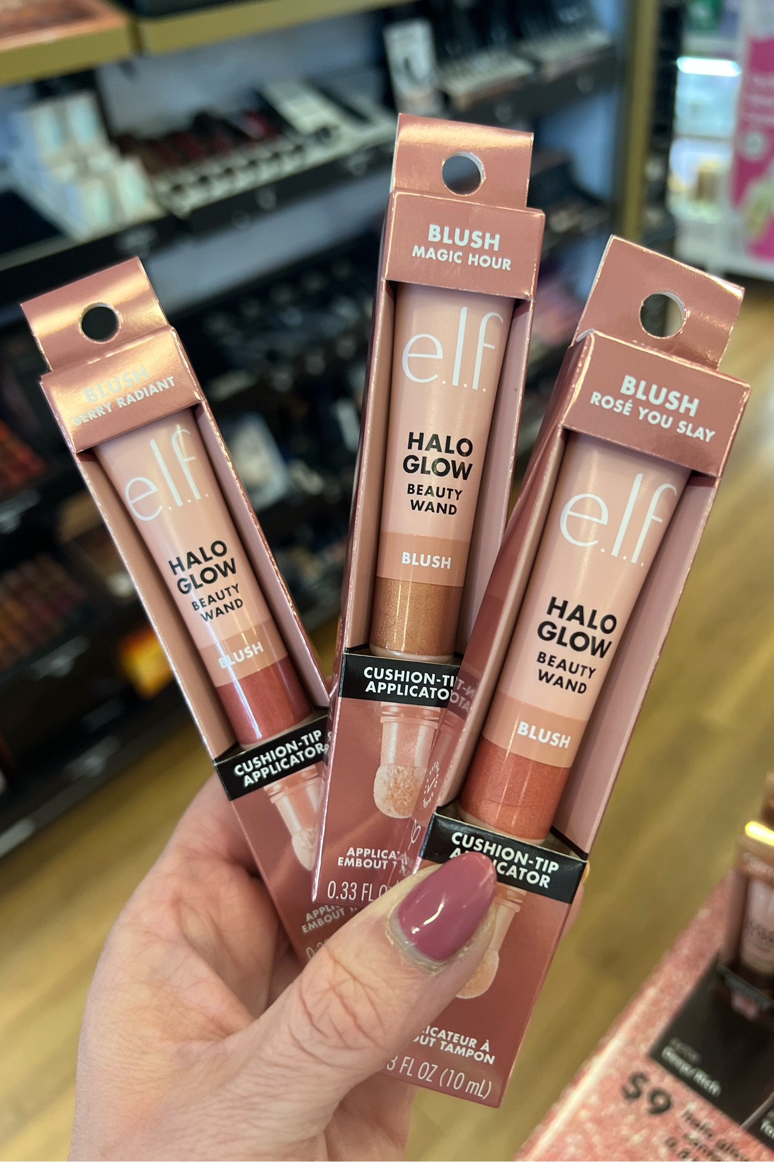 e.l.f. halo glow liquid blush e.l.f. Halo Glow Beauty Wand Blush - Pink-Me-Up, 0.33 fl oz