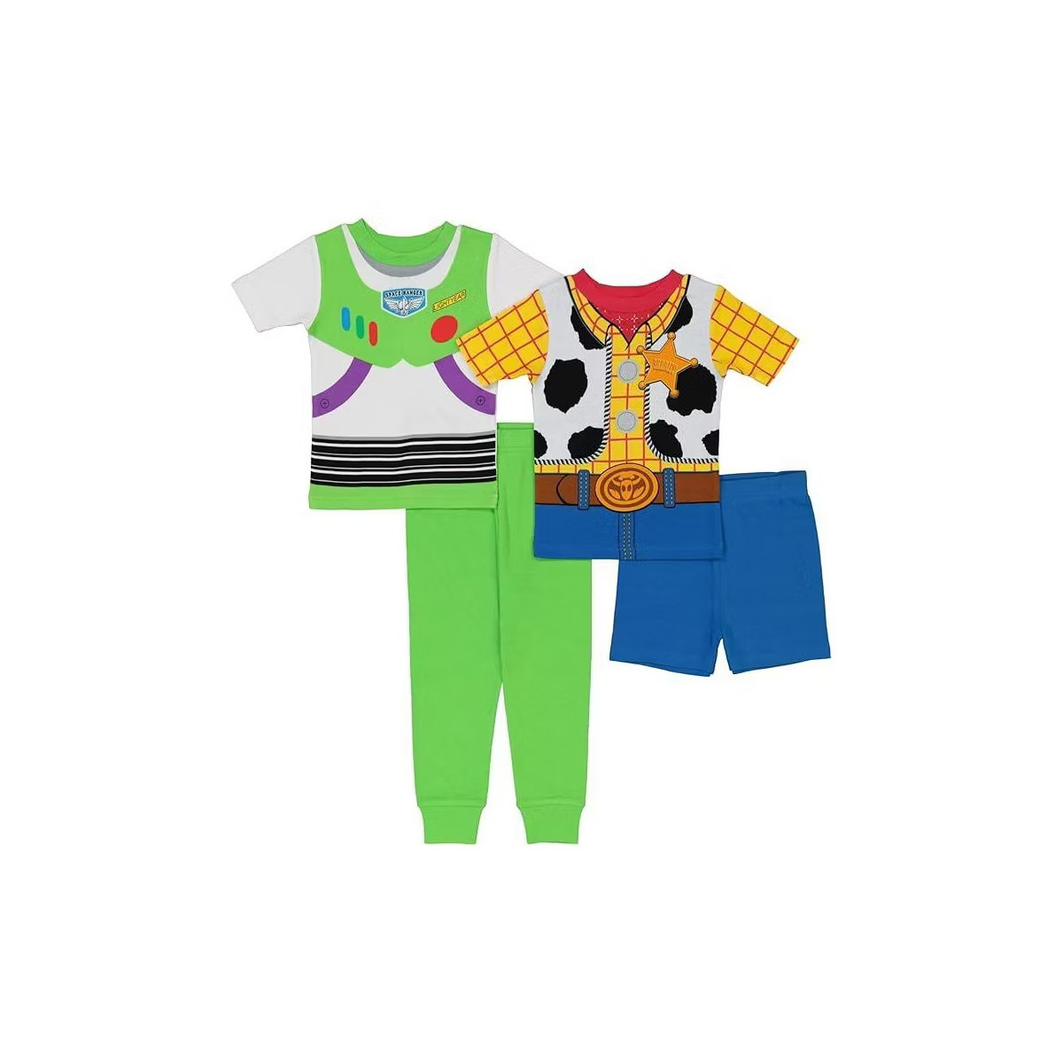 Disney Toy Story Toddler Boy's 4-Piece Cotton Pajama Set | Target