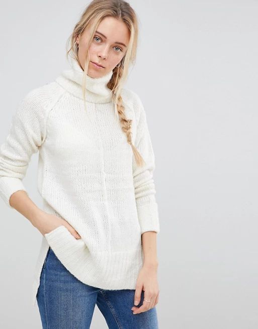 QED London Roll Neck Sweater | ASOS US